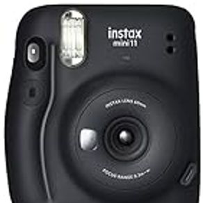 FUJIFILM Cheki Instax Mini 11 Instant Camera, Charcoal Gray, INS MINI 11 Gray