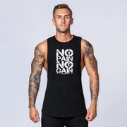 New Korean Mens Cotton Fitness Tank Top Muscle Revive Gym Workout  Sleeveless Shirt Casual Bodybuilding Vest Training Singlets T-Shirt