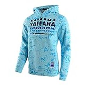 Troy Lee Designs Motorcycle Motocross Yamaha Racing Quilted Pullover Hoodie, XT-22