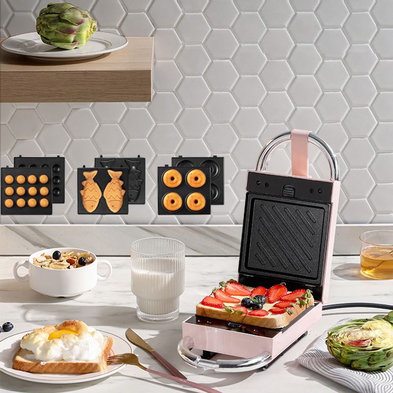220V Electric Sandwich Maker Timed Waffle Maker Toaster Baking takoyaki  Pancake Sandwichera Multifunction Breakfast Machine 650W