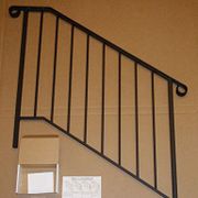 Shanghai Hench steel Handrail Metal Guardrail Out Door Wrought Iron Stair Railing