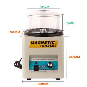 Mini Magnetic Tumbler 100mm Jewelry Polisher and Finisher Machine 110V/220V