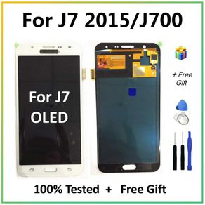 OLED For Samsung Galaxy J7 2015 J700 LCD Display Touch Screen Digitizer Assembly Replacement For Galaxy J700F J700M J700H