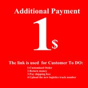 Additional Payment for Shipping Cost For Customized Size /Extra Fee / Resent order ..... and so  on