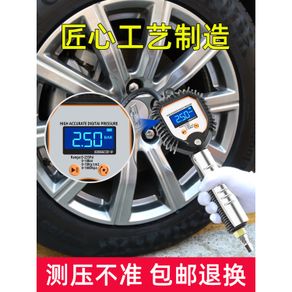 Digital Display Tire Air Pressure Inflator Gauges LED Backlight Vehicle  Tester Inflation Monitoring Manometros With Hose Vehicle Tester Inflation
