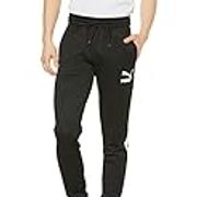 Puma 530098 ICONIC T7 Men's Jersey Side Line Track Pants, 22 Fall/Winter Color Puma Black (01)