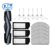 Main Brush, Side Brush Filter and Mop Cloth Accessories Kits Replacement for Ecovacs Deebot T10 Robot Vacuum Cleaner