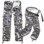 2020 New Good Quality Tactical Military Loose Camo Cargo Pants Men Camouflage Cotton Workout Men Long Casual Trousers Spring