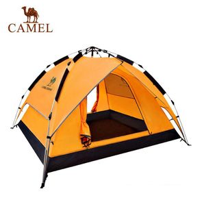 CNY🏮Camel Outdoor Hydraulic Tent Thickened Portable Automatic Pop-up Camping Outdoor Picnic Rain-Proof Camping Equipment