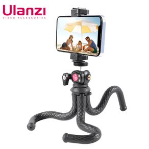 Ulanzi FT-01 Octopus Tripod Flexible For Phone SLR DSLR Camera With Screw Ballhead Cold Shoe Smartphone Clip Selfie Stic