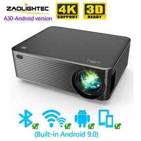 AUN ET50S MINI Projector Android Full HD 1080P Home Theater Cinema  Projectors LED portable 4K Video Beamer WIFI Mobile Phone
