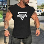 Men's Bodybuilding Fitness Tank Top Bodybuilding Sleeveless Brand Casual Shirts Men's Hot Selling Gyms Vest Singlets Workout