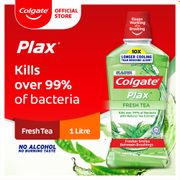[Kills over 99% of bacteria] Colgate Plax Fresh Tea Mouthwash 1L