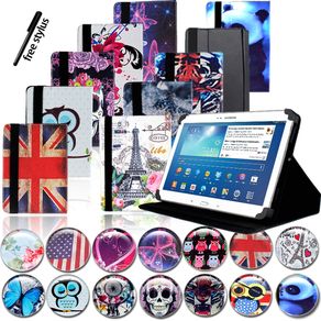 Foldable Leather Stand Case Cover for 8.9/9.6/10.1/10.6 " Samsung Galaxy Tab A A6 Tablet Durable Drop Resistance Protective Case