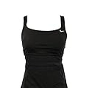 Nike Women's Two-Piece Suits Polyamide/Elastane Blend Tankini Ness SU29000 Black (Large)