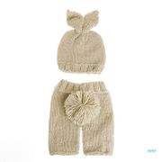 sour Newborn Baby Girl Boy Rabbit Crochet Knit Costume Prop Outfits Photo Photography