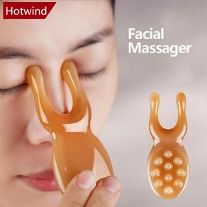 HOTWIND Resin Nose Massager Smooth Skin Fitting Lifting Tightening Facial Massager Scraping Board Beauty Tool Daily Massage Care I7W3