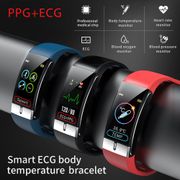 E66 Smart Watch USB Charging Multi-sport Pedometer Watch Bracelet With Temperature Monitoring