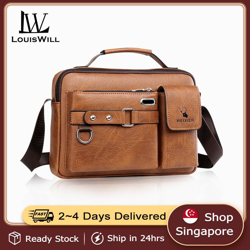 JOYIR Genuine Leather Men's Shoulder Bag Small Messenger Bags Fashion  Crossbody Travel Bag Man Purse Handbag for Work Business