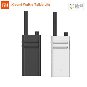 2020 New Xiaomi Mijia Walkie Talkie Lite Civil 5 Km Intercom Outdoor Handheld Mini Radio Talkie Walkie Work with mi home app