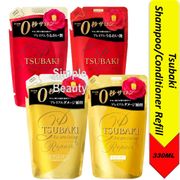 Tsubaki Premium Moist / Repair Shampoo / Conditioner Refill, 330ml