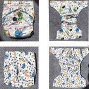 Newest Prints Baby Cloth Diaper 15pcs My Choice Patterns Reusable Nappy Covers Babyland Microfleece Pocket Diapers 3-15KG Baby