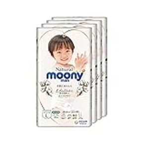 Moony Natural Tape Baby Diaper, Size L, 36pcs [Pack of 4]