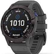 Garmin GM-010-02410-40 Fenix 6 Pro Solar Smartwatch, Black
