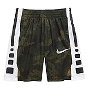 Nike Dry Boy's Elite Dri-Fit Basketball Shorts Green Black White CD7584 368 (s)
