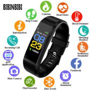 BIBINBIBI 2019 New Smart Watch Men Women Heart Rate Monitor Blood Pressure Fitness Tracker Smartwatch Sport for ios android +BOX