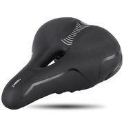 Shock Absorption Steel Rail Hollow Breathable Gel Soft Cushion Road Silicone MTB Bike Bicycle Cycling Seat Saddle