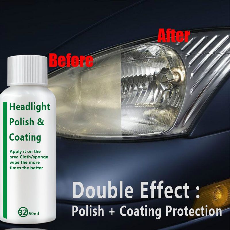  HGKJ Headlight Restoration Kit - Restores  Oxidation,Hazy,Yellow,Scratch - Car Headlight Cleaner -Brings Headlights  Back to Like New-No Power Tools Required (Headlight Restoration Kit) :  Automotive