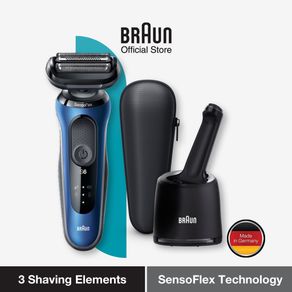 Braun Series 6 60 B7200cc Electric Shaver for Men Rechargeable Wet & Dry Electric Razor Trimmer & Smart Care Center