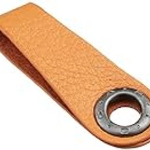 GARIZ Genuine Leather Camera Finger Strap XA-FS1OR Orange