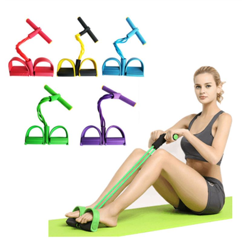 Fitness Exercise Cords Pull Rope Stretch Resistance Bands Elastic Yoga  Training<