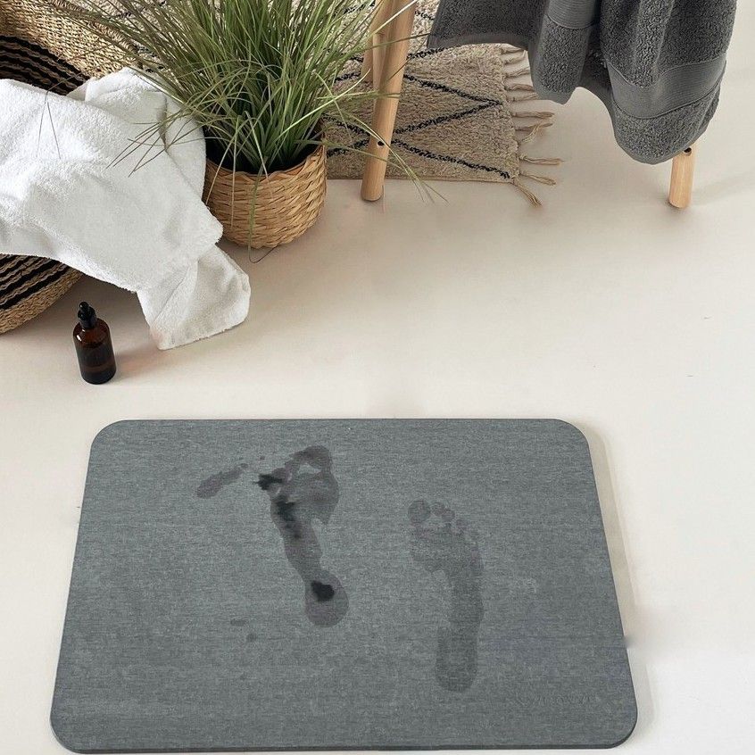 SIMPLYBEST Washable Soft Japan Diatomaceous Earth Mat Anti-Slip