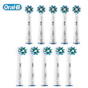 Oral-B Replacement Electric ToothBrush Heads EB50 Cross Action 16 Degree Stains Removal Original Oralb Teeth Brush Head