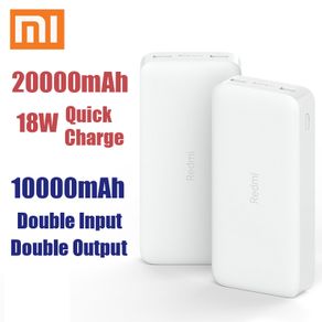 Newest Xiaomi Redmi Original Power Bank 20000mAh 18W Quick Charge 10000mAh Powerbank Fast Charging Portable Charger