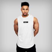 Cotton Gyms Clothing Brand Tank Top Men Vest Bodybuilding Muscle Tops Sleeveless Shirt Casual  Singlet  Fitness Tops Sportswear