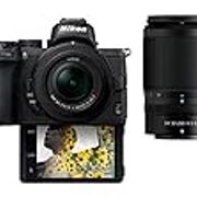 Nikon Z50 Compact Mirrorless Digital Camera with Flip Under"Selfie/Vlogger" LCD | 2 Zoom Lens Kit Includes: NIKKOR Z DX 16-50mm f/3.5-6.3 VR & NIKKOR Z DX 50-250mm F/4.5-6.3 VR