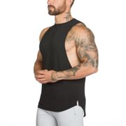 Muscleguys Gyms Tank Top Men Bodybuilding Clothing Fitness Singlets Summer Sleeveless Shirt for men Cotton tanktop Stringer Vest