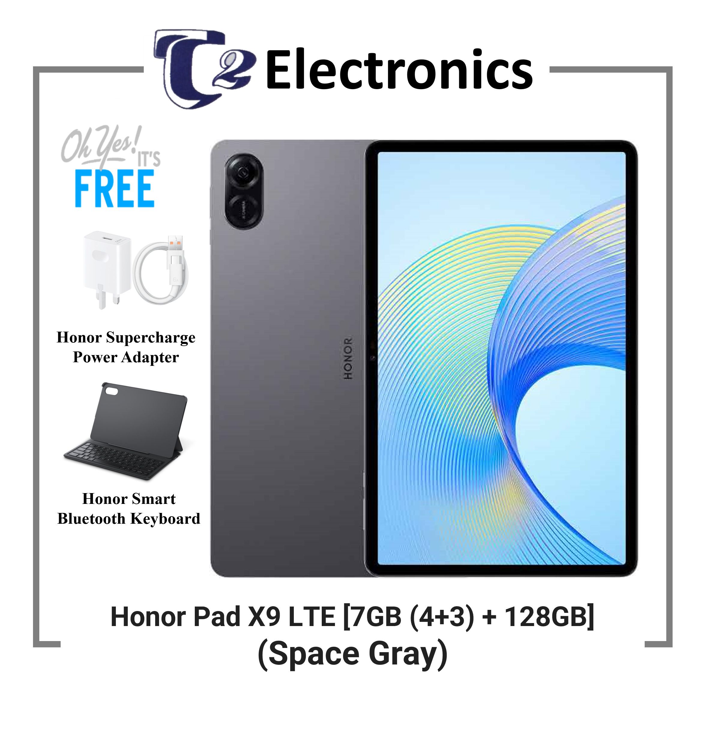 Global Version HONOR Pad X9 11.5 Inches 2K 120Hz Display 128GB Large  Storage Octa-core Snapdragon 685 Ultra-thin Tablet - AliExpress