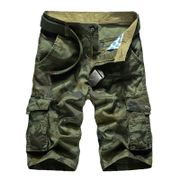 Camouflage Military Style Multi-pockets Shorts Men Plus Size Cotton cargo short pants streetwear