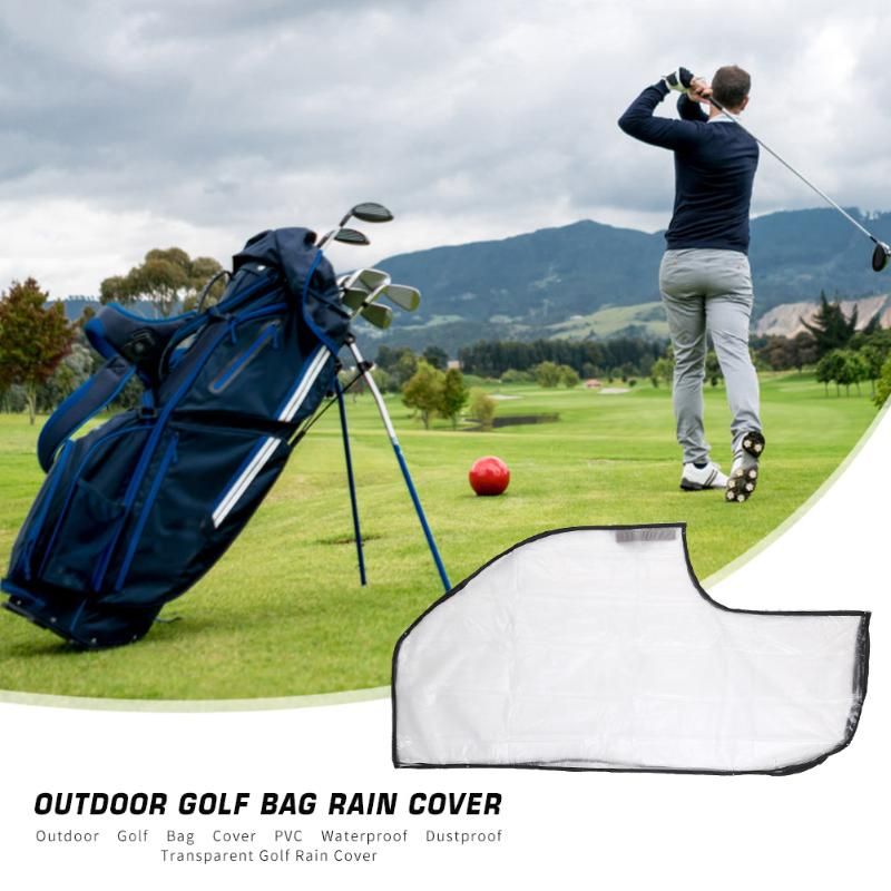 Tourbon Vintage Sports Golf Clubs Bag Carrier Pencil Style Canvas & Leather  Golf Gun Case W/ Pockets Cover 87cm - Golf Bags - AliExpress