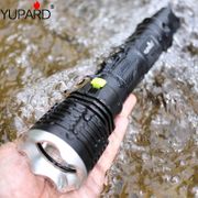 YUPARD XM-L2 LED T6 LED white light yellow light Diving diver Underwater waterproof Flashlight Torch Lamp Light 18650 26650