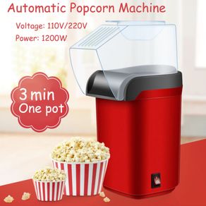 Mini DIY Popcorn Machine 220V Portable Hot Air Popcorn Popper