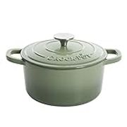 Crock-Pot Artisan Round Enameled Cast Iron Dutch Oven, 7-Quart, Pistachio Green