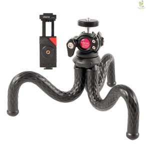 Ulanzi FT-01 Flexible Octopus Tripod Stand with 360° Rotatable Ballhead 1/4 Inch Screw Mount Phone Holder 2kg Load Capac   A0223
