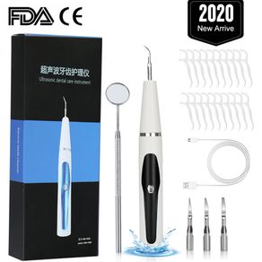 Portable 5 Modes Ultrasonic Electric Dental Scaler USB Sonic LED Tooth Calculus Remover Oral Hygiene Smoke Stains Tartar Cleaner