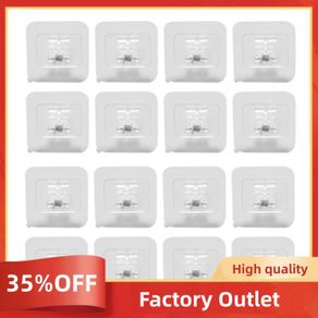 Self Adhesive Hooks Punch-free Curtain Rod Clip Hook Shower Curtain Rod  Hanging